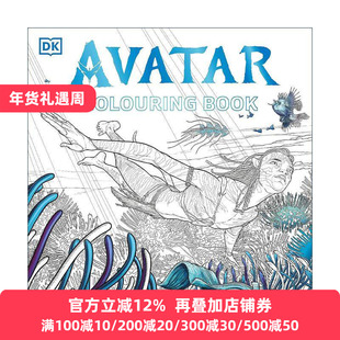 英文原版 Avatar Colouring Book DK阿凡达涂色书 英文版 进口英语原版书籍
