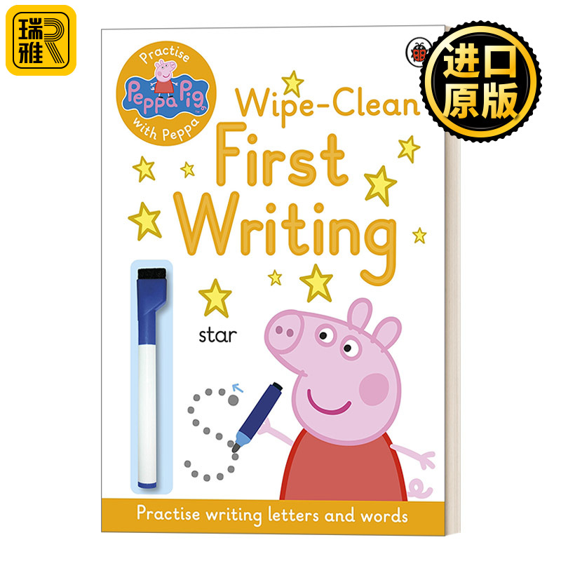 Peppa Pig Practise with Peppa WipeClean First Writing