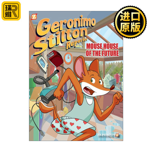 Geronimo Stilton Reporter #12: Mouse House of the Future 老鼠记者12 精装 全彩漫画小说 英文原版儿童漫画