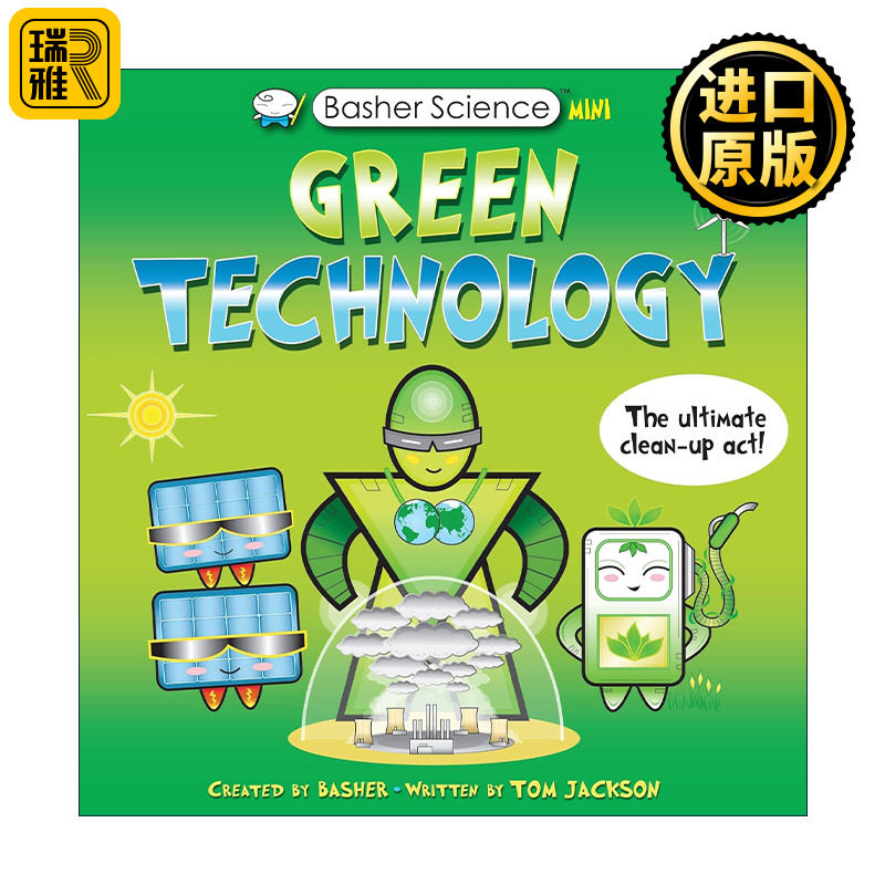 Basher Science Mini: Green Technology 巴舍科学迷你版 绿色科技 儿童科普百科读物