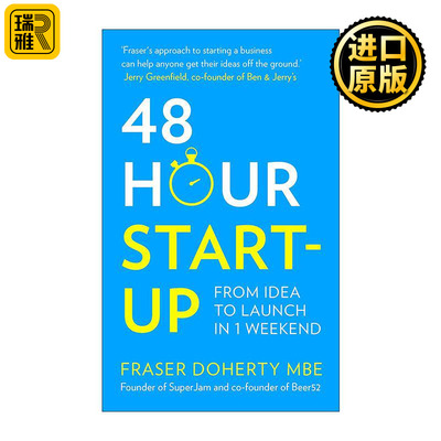 英文原版 48-Hour Start-Up 我即使没有钱也要做生意 48小时创业故事 Fraser Doherty 英文版 进口英语原版书籍