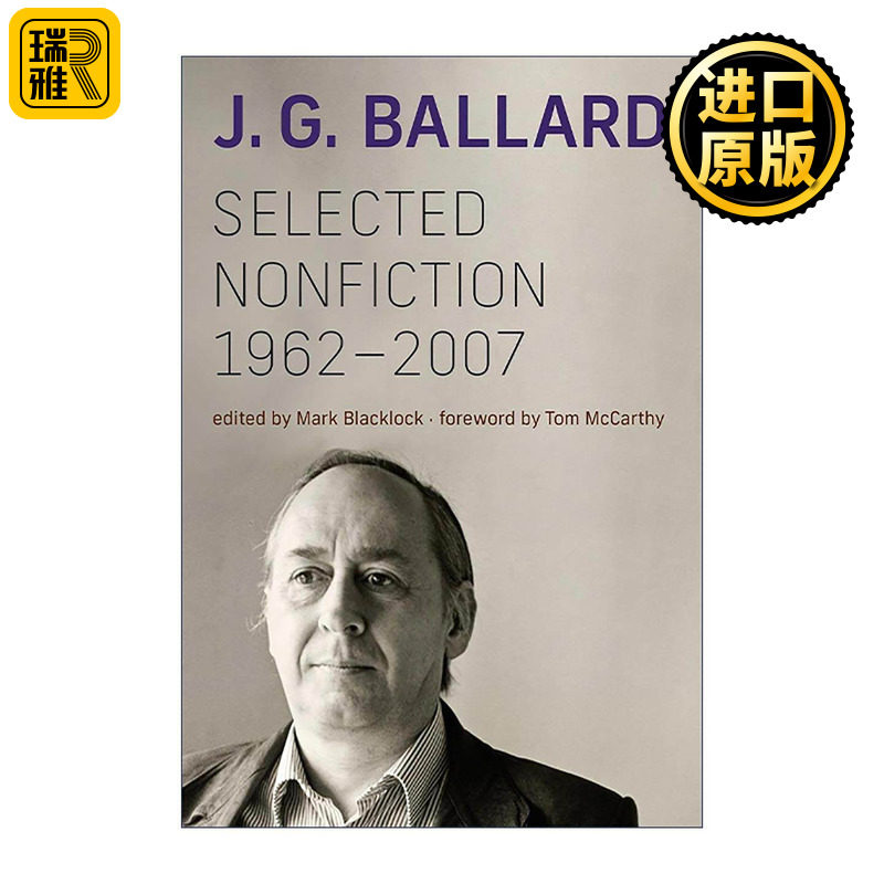 英文原版 Selected Nonfiction 1962–2007 The MIT Press J·G·巴拉德纪实类文集 爱 死亡和机器人作者 英文版进口英语原版书籍