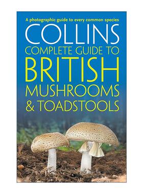 英文原版 Collins Complete Guide to British Mushrooms and Toadstools 柯林斯英国蘑菇菌类摄影图鉴大全 进口英语原版书籍