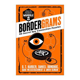 英文原版 Bordergrams 80 Secret Spy Connection Puzzles 边界密码图 80道间谍元素谜题 英文版 进口英语原版书籍