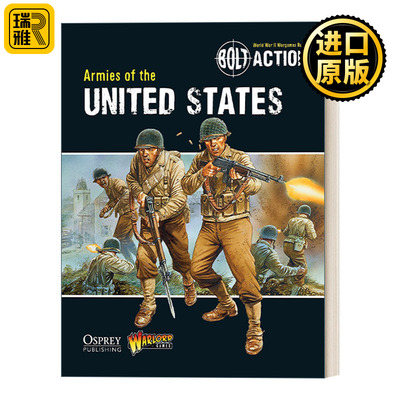 Bolt Action: Armies of the United States 桌面战争兵棋 美国军队 英文原版