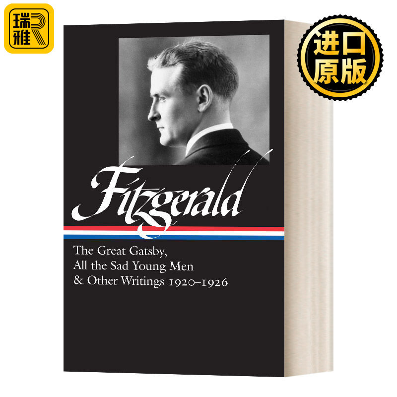 斯科特·菲茨杰拉德 了不起的盖茨比和其他作品 英文原版 F. Scott Fitzgerald 1920–26 LOA #353 The Great Gatsby精装 英语书籍