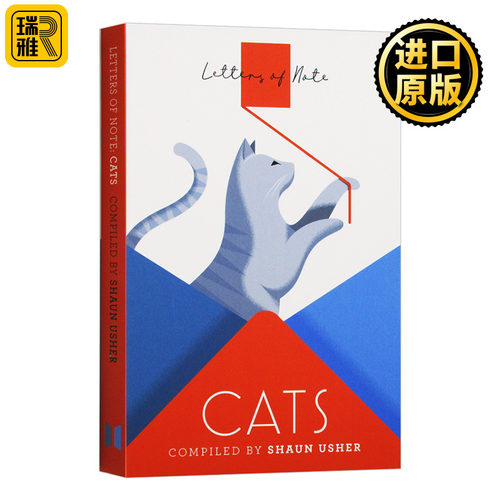 见信如晤 猫 英文原版 Letters of Note Cats 见信如晤系列 猫科动物同伴特质 Shaun Usher肖恩亚瑟 见信如面 进口英语书籍