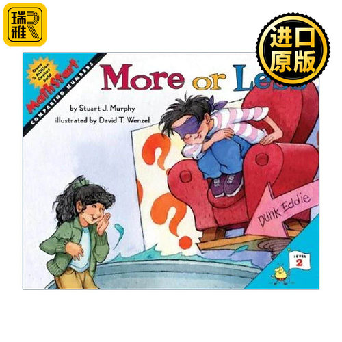 英文原版 Mathstart Level 2 More or Less 数学启蒙绘本2级 英文版 进口英语原版书籍
