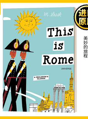 英文原版 This Is Rome 这就是罗马 THIS IS系列 米先生的世界旅游绘本 精装 英文版 Miroslav Sasek 进口英语原版书籍