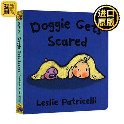 Doggie Gets Scared 一根毛脏小孩系列绘本 纸板书 英文原版