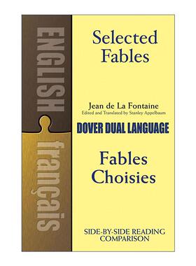 原版 Selected Fables 拉封丹寓言选集 英法双语版 进口原版书籍