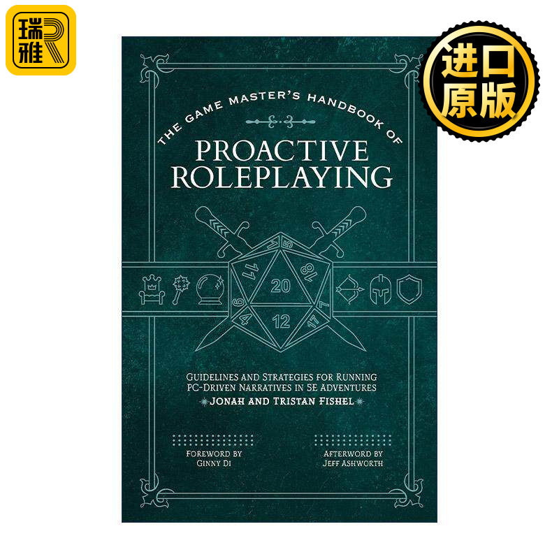 英文原版 The Game Master’s Handbook of Proactive Roleplaying 游戏大师 角色扮演手册 英文版 进口英语原版书籍