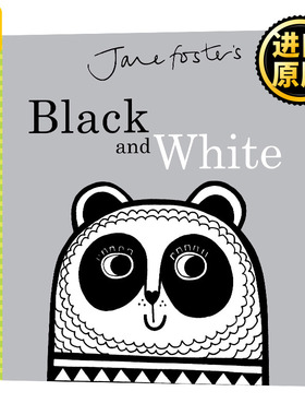 正版 Jane Foster's Black and White简福斯特绘本：黑与白