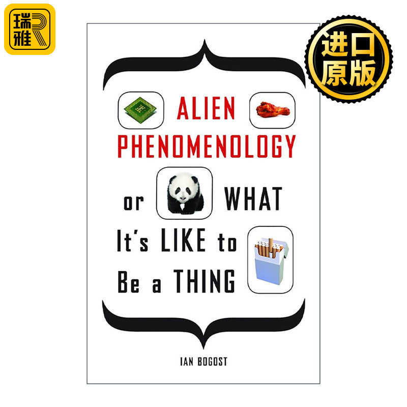 英文原版 Alien Phenomenology or What It's Like to Be a Thing 异类现象学 事物的主观体验是怎样的 英文版 进口英语原版书籍