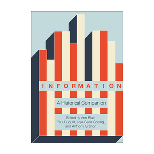 精装 Information Blair 哈佛大学教授Ann 信息历史研究指南