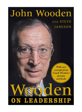 Wooden on Leadership 教导  伍登论领导力 精装 John Wooden