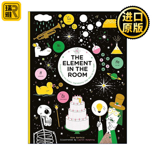 英文原版 The Element in the Room 房间里的元素 儿童STEM科普百科绘本 Mike Barfield 入围蓝彼得奖 英文版 进口英语原版书籍