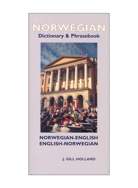 英文原版 Norwegian-English English-Norwegian Dictionary and Phrasebook 挪威语-英语双解词典与常用语手册 进口英语原版书籍
