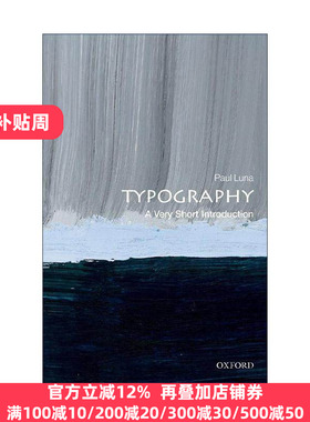 英文原版 Typography A Very Short Introduction 印刷术 牛津通识读本 英文版 进口英语原版书籍