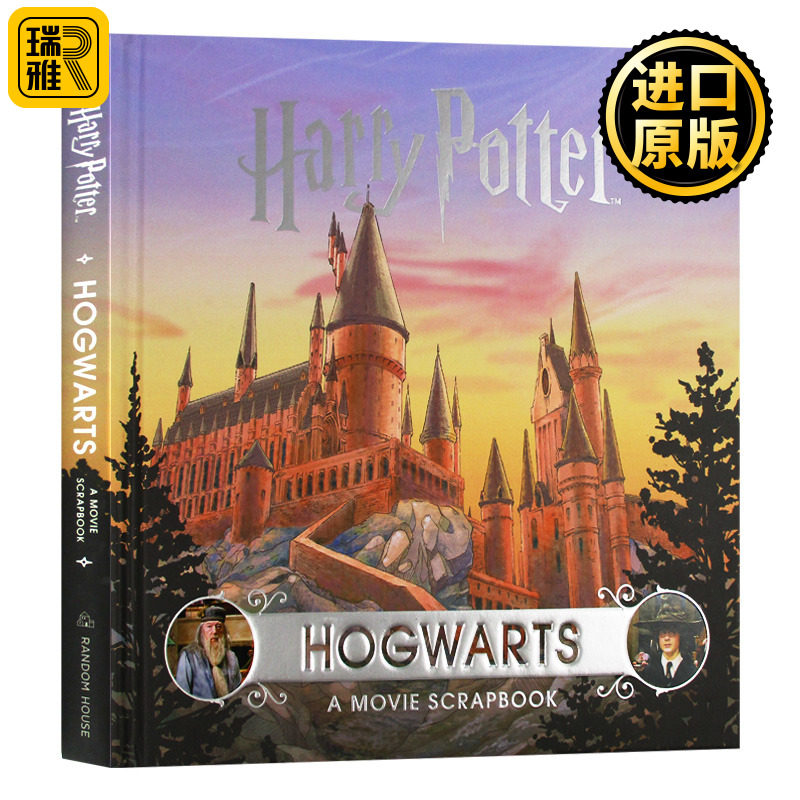 英文原版 哈利波特 霍格华滋电影剪贴簿 Harry Potter Hogwarts A Movie Scrapbook电影周边书 JK罗琳 全正版英语原著小说全套书籍