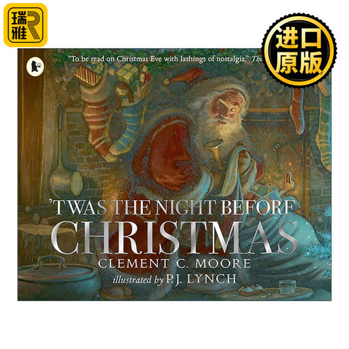 英文原版 Twas the Night Before Christmas 圣诞前夜 儿童节日主题绘本 英文版 进口英语原版书籍