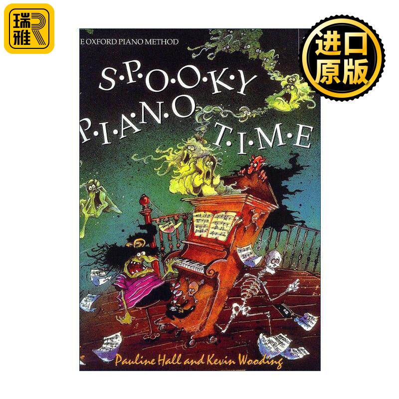 英文原版 Spooky Piano Time 牛津钢琴时光 惊悚乐调练习曲目 ABRSM英皇考级钢琴启蒙教材 英文版 进口英语原版书籍
