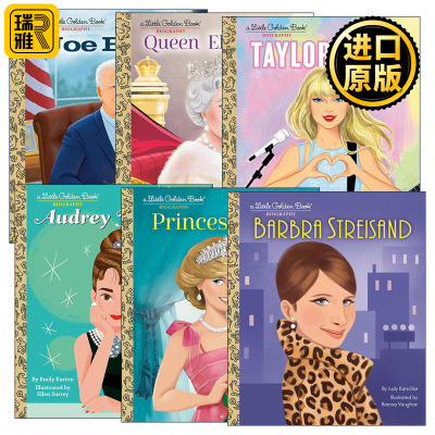 A Little Golden Book Biography 兰登书屋精装小金书系列6册