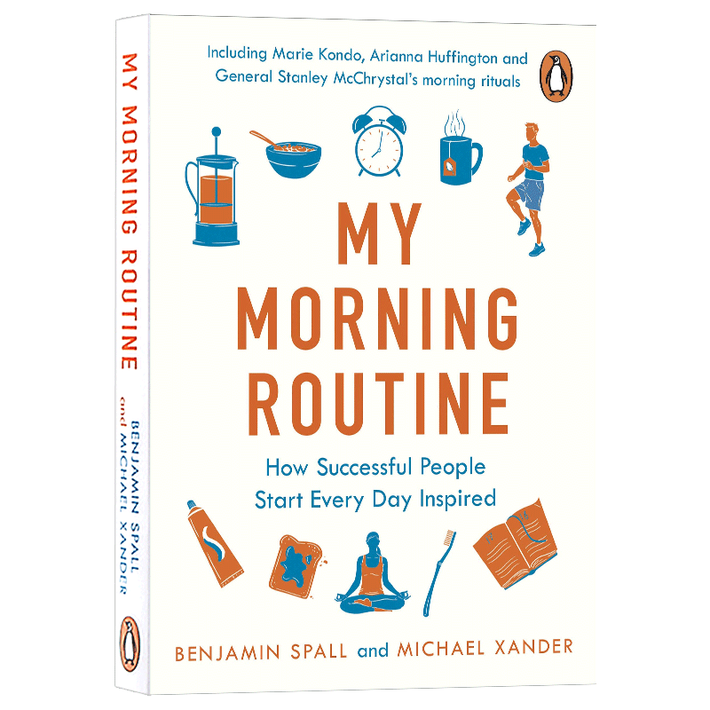 起床后的黄金1小时 英文原版 My Morning Routine How Successful People Start Every Day Inspired 英文版 进口英语书籍