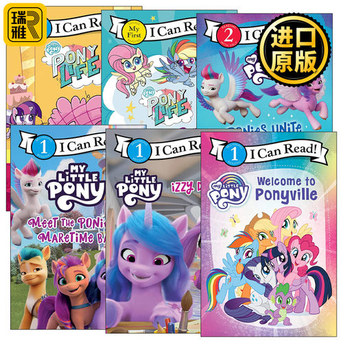 My Little Pony 小马宝莉系列6册 I Can Read 分级阅读