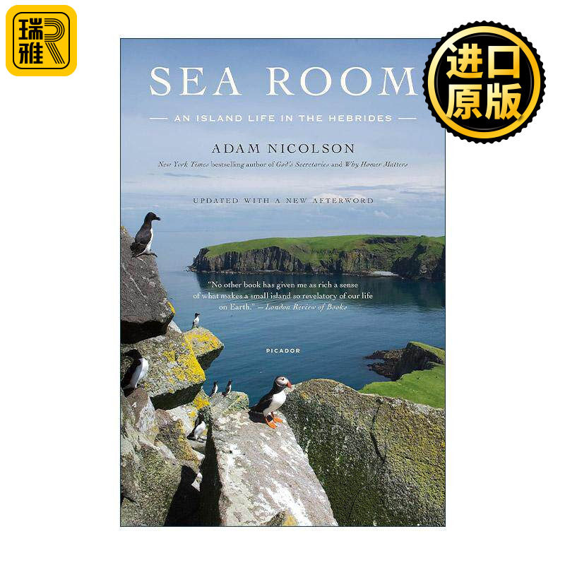 英文原版 Sea Room海边的房间 毛姆文学奖得主亚当?尼科尔森 英文版 进口英语原版书籍