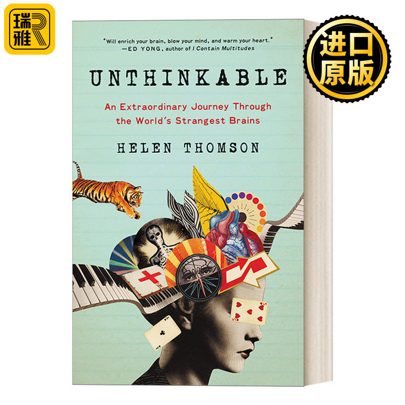 英文原版 Unthinkable 不可思议 世界上最奇怪大脑的非凡旅程 脑科普读物 AP心理学读物