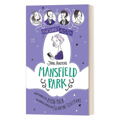 英文原版 Awesomely Austen Illustrated and Retold Jane Austen's Mansfield Park曼斯菲尔德庄园 简·奥斯汀 儿童插图版 英文版