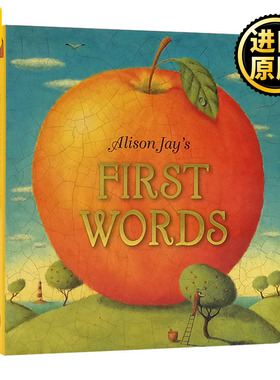 正版 Alison Jay's First Words 让想象飞系列 字的故事碎蛋壳画家儿童绘本