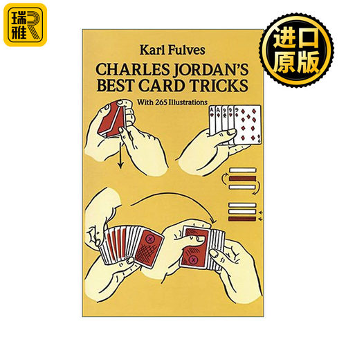 英文原版 Charles Jordan's Best Card Tricks 查尔斯乔丹经典纸牌魔术插图指南 Karl Fulves 英文版 进口英语原版书籍