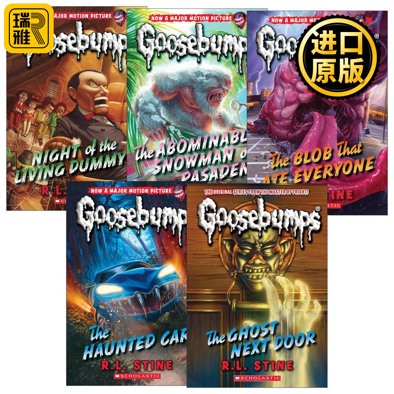 英文原版 Classic Goosebumps 鸡皮疙瘩系列26-30册 青少年恐怖小说 英文版 进口英语原版书籍