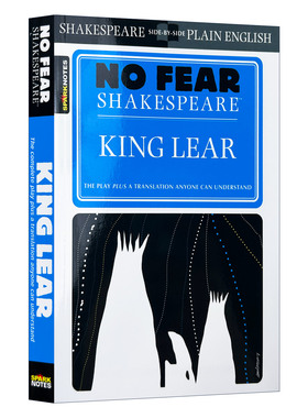 无惧莎士比亚 李尔王 别怕莎士比亚 英文原版 King Lear No Fear Shakespeare 英文版 SparkNotes 进口英语原版书籍