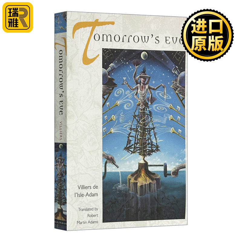 英文原版 Tomorrow's Eve未来的夏娃 利尔·亚当代表作 科幻小说《攻壳机动队》原型 隐喻人类命运 英文版 进口英语原版书籍