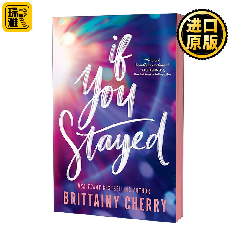 英文原版 If You Stayed 如果你留下 豪华版 国际流行言情小说 Brittainy Cherry 英文版 进口英语原版书籍
