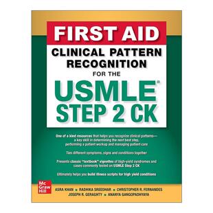 英文原版 First Aid Clinical Pattern Recognition For the Usmle Step 2 临床模式识别 精装 英文版 进口英语原版书籍