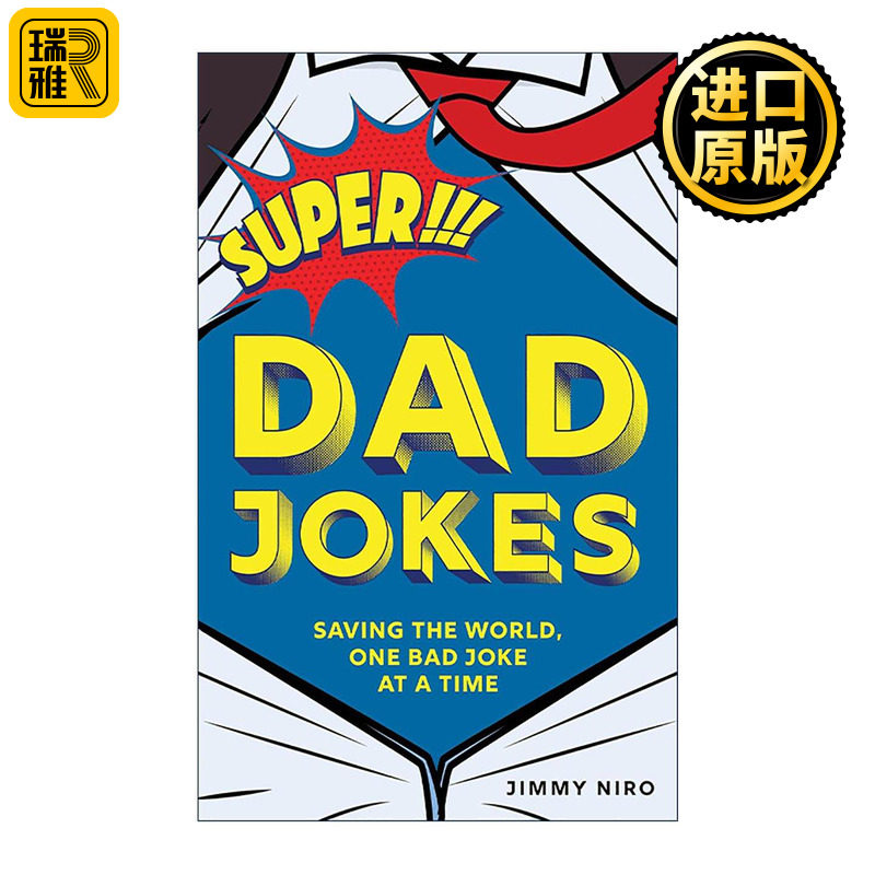 英文原版 Super Dad Jokes 超级老爸笑话书 拯救世界 双关语 谐音梗 冷笑话集 Jimmy Niro 英文版 进口英语原版书籍