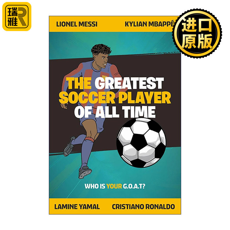 英文原版 The Greatest Soccer Player of All Time 史上伟大足球球员 12位传奇球星深度档案 世界杯 儿童科普百科 马拉多纳 梅西