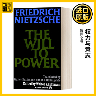 Nietzsche 书籍 Will 尼采 英文版 Power The 进口英语原版 权力与意志 Friedrich 英文原版