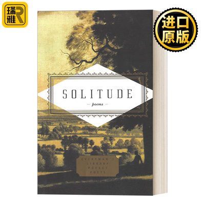 精装 Solitude  Everyman  英文原版 精装收藏版 口袋诗歌系列