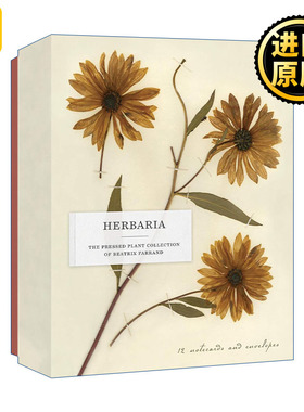 英文原版书 Herbaria Pressed Plant Collection of Beatrix Farr