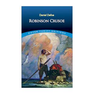 英文原版 Robinson Crusoe 鲁滨逊漂流记 丹尼尔·笛福 Dover Thrift Editions 英文版 进口英语原版书籍