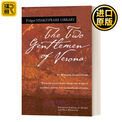 英文原版 The Two Gentlemen of Verona 莎士比亚 维洛那二绅士 Folger Shakespeare Library系列 英文版 进口英语原版书籍