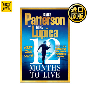 英文原版 12 Months to Live 12个月可活 杀手简史密斯系列1 英文版 进口英语原版书籍