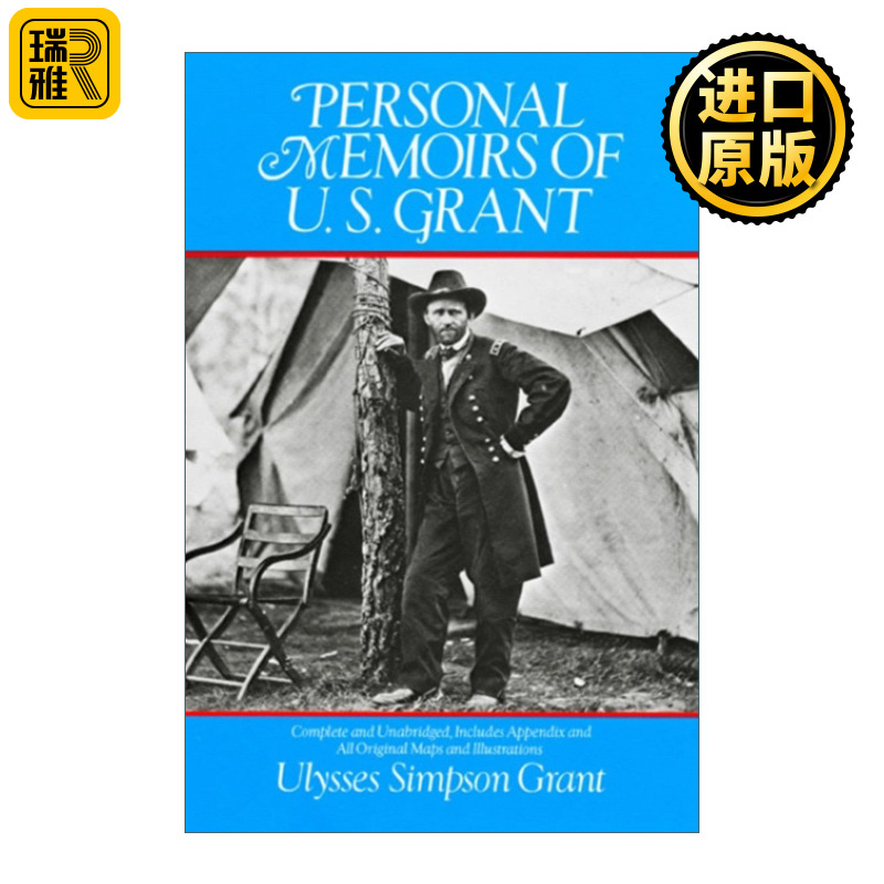 Personal Memoirs of U. S. Grant格兰特将军回忆录传记英文原版