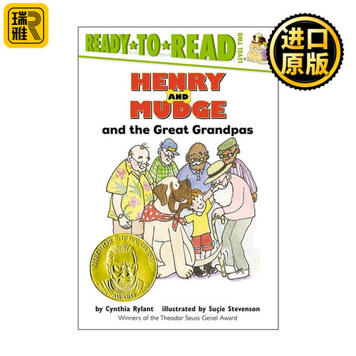 英文原版 Henry and Mudge and the Great Grandpas 亨利和玛吉 准备读分级读物 Ready to Read Level 2 英文版 进口英语原版书籍