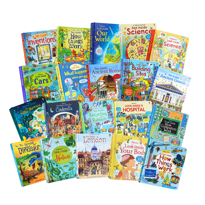 usborne翻翻书英文原版绘本usborne look inside/peep inside/see